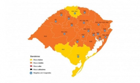 Mapa definitivo confirma São Lourenço e Região em bandeira amarela