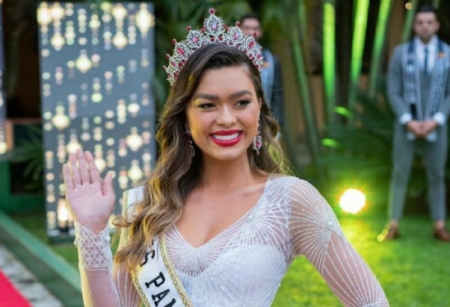 Andrieli Rozin recebeu o título de Miss Pampa Gaúcho CNB 2020/21