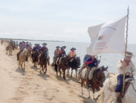 Chegada da 22ª Cavalgada Cultural da Costa Doce acontece amanhã em São Lourenço do Sul