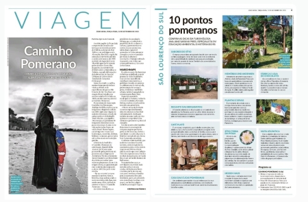Caminho Pomerano em evidência na mídia estadual