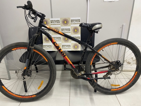 Brigada Militar recupera bicicleta furtada e prende homem por receptação no Medianeira