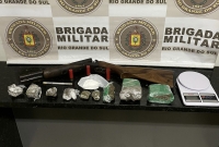 Brigada Militar efetua prisão por tráfico de drogas em Camaquã