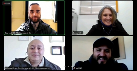 ACI/CDL E SENAC CAMAQUÃ REALIZARAM IMPORTANTE REUNIÃO ONLINE