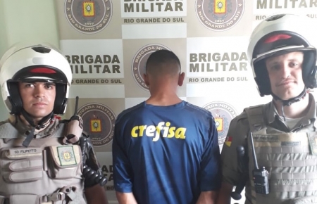Brigada Militar de São Lourenço do Sul prende homem foragido