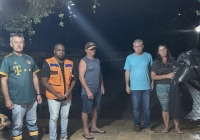 Defesa Civil de São Lourenço do Sul distribuiu lonas e realizou avaliação dos prejuízos causados pelas chuvas e queda de granizo