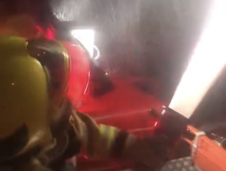 Corpo de Bombeiros controlou incêndio em elevador de silos na antiga Cooperativa