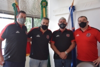 Prefeito Rudinei Härter recebe a ABF - Associação Brasil de Futsal