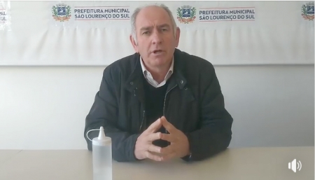 Prefeito Rudinei Härter falou em rede social sobre a rotina da educação municipal