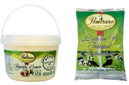 POMERANO: Leite em pó integral instantâneo é umas das novidades do Mix de Produtos - Requeijão tem nova embalagem