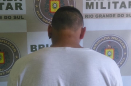Brigada Militar efetua prisão de homem por furto com o auxílio da comunidade em São Lourenço do Sul