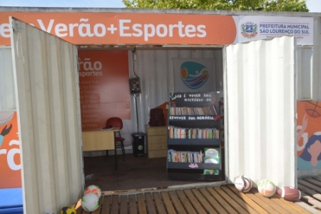 Acervo da Biblioteca Municipal à disposição da praia