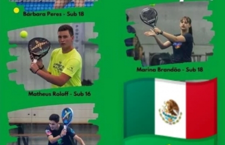 MUNDIAL DE PADEL: Menores selecionados para jogar no México fazem "vaquinha" para ajudar nos custos da viagem