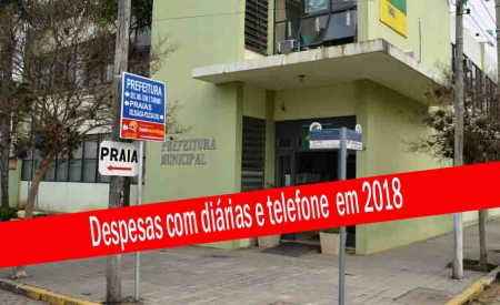 Quanto gastou em diárias e telefones o Executivo Municipal?