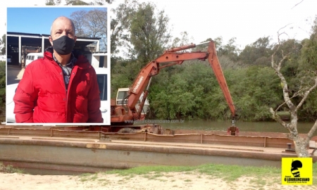 Secretário de Obras falou sobre encascalhamento, coleta de entulho e a draga