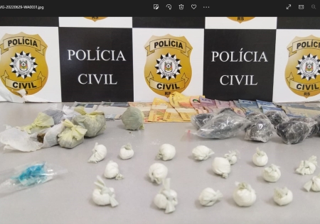 Polícia Civil prendeu casal responsável por tráfico de drogas no Coqueiro