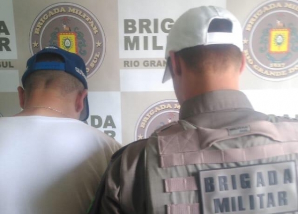Brigada Militar prende homem por desobediência em São Lourenço do Sul