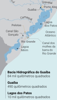 Zero hora publicou matéria sobre Lagoa dos Patos: como funciona o complexo sistema que faz a bacia do Guaíba desaguar no Oceano Atlântico