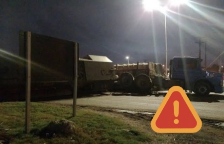 Atenção! Pista totalmente bloqueada no km 525 da BR-116, sentido Jaguarão