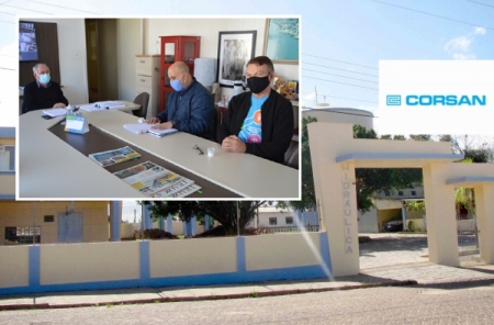 Prefeito trata de ações de melhorias com a Corsan