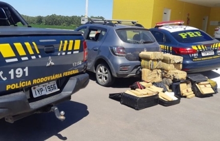 PRF apreende mais de 244 quilos de maconha em Turuçu