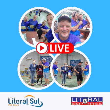 Rádio Litoral Sul FM lança o projeto Lives Esportivas