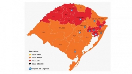 São Lourenço e região foram classificados com bandeira laranja no distanciamento controlado no Estado