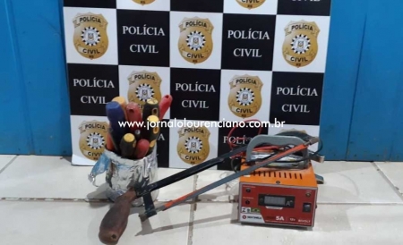 Polícia Civil de SLS recupera objetos furtados, elucidando uma série de 06 furtos a estabelecimentos comerciais
