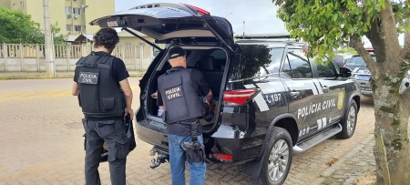 DEIC cumpriu em São Lourenço mandado de Busca e Apreensão a suspeitos de crimes licitatórios envolvendo compra de alimentos para estabelecimentos prisionais