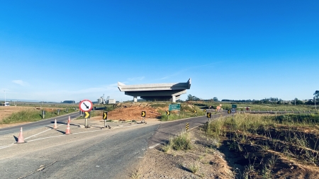 Atenção ao bloqueio no trevo de São Lourenço do Sul a partir desta quarta-feira(24)
