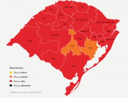 Cogestão suspensa: Municípios em bandeira vermelha agora  deverão seguir as regras previstas pelo Estado