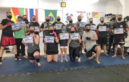 CT RONE MAMMOTH TOP TEAM realizou exame de graduação de Muay Thai em São Lourenço do Sul