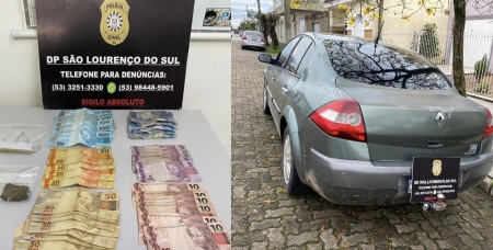 Tráfico de drogas: Polícia Civil prendeu homem de 36 anos no bairro Navegantes