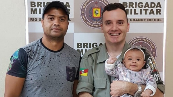 Brigada Militar de São Lourenço do Sul recebe visita especial