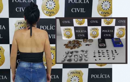 Polícia Civil realizou prisão em flagrante por tráfico de drogas