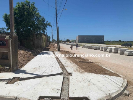 Bairro Santa Terezinha, em São Lourenço do Sul, ganha calçadas com acessibilidade 