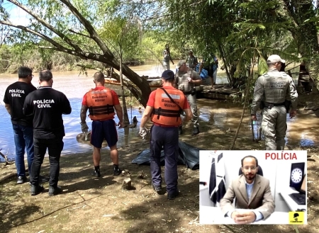 Delegado Edson Ramalho falou sobre a identificação do homem que morreu afogado no arroio São Lourenço