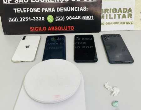 Polícia Civil e BM realizaram prisão por tráfico de drogas no Bairro Colina do sol