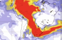 Chuva preta pode atingir o Rio Grande do Sul neste final de semana