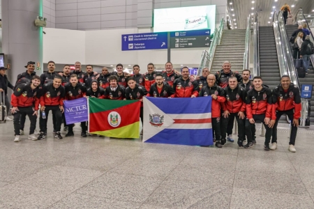 ABF de São Lourenço do Sul embarca para Manaus representando Rio Grande do Sul na Taça Brasil de Futsal