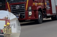 Corpo de Bombeiros atendeu ocorrência na Avenida Marechal Floriano Peixoto