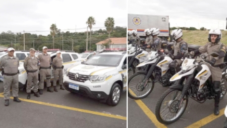 BM  de São Lourenço recebeu motocicleta na tarde desta segunda-feira