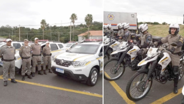 BM  de São Lourenço recebeu motocicleta na tarde desta segunda-feira
