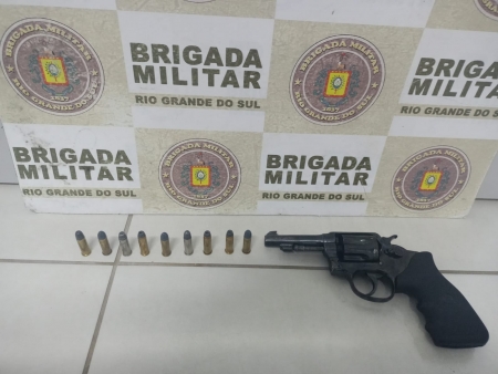 Brigada Militar prendeu homem por porte ilegal de arma de fogo