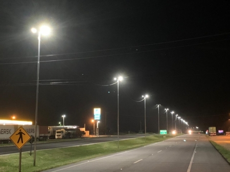 BR-116 já está com iluminação em LED