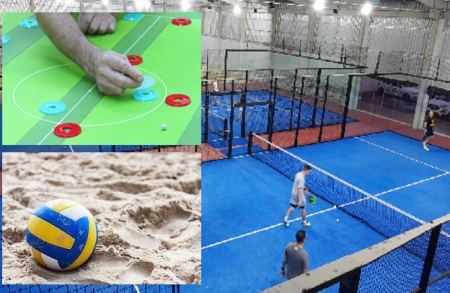 Torneio de Padel, Vôlei e futebol de mesa marcam atividades esportivas no aniversário do município