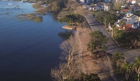 Segunda-feira: Linígrafo da Furg marca nível da lagoa com 1,41cm