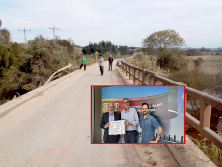 ASFALTO: Prefeito esteve em Porto Alegre buscando alternativas para execução do projeto de asfaltamento até São João da Reserva