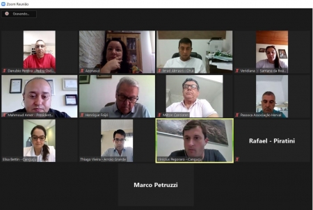 PRESIDENTE DA ACI/CDL PARTICIPOU DE REUNIÃO COM PRESIDENTES DAS ASSOCIAÇÕES COMERCIAIS E PRESIDENTE  DA ASSOCIAÇÃO PREFEITOS DA AZONASUL