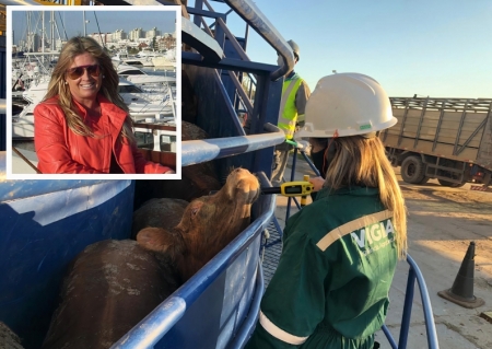 Lourenciana integra equipe do maior embarque de bovinos da história do Porto de Rio Grande