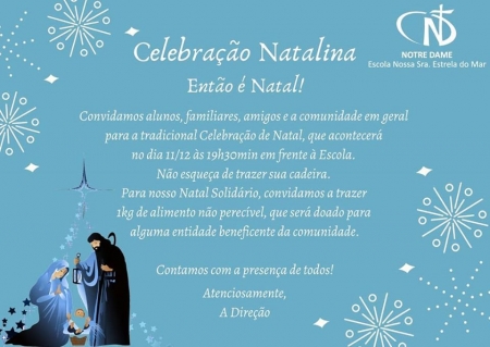 Escola Estrela do Mar promove celebração natalina